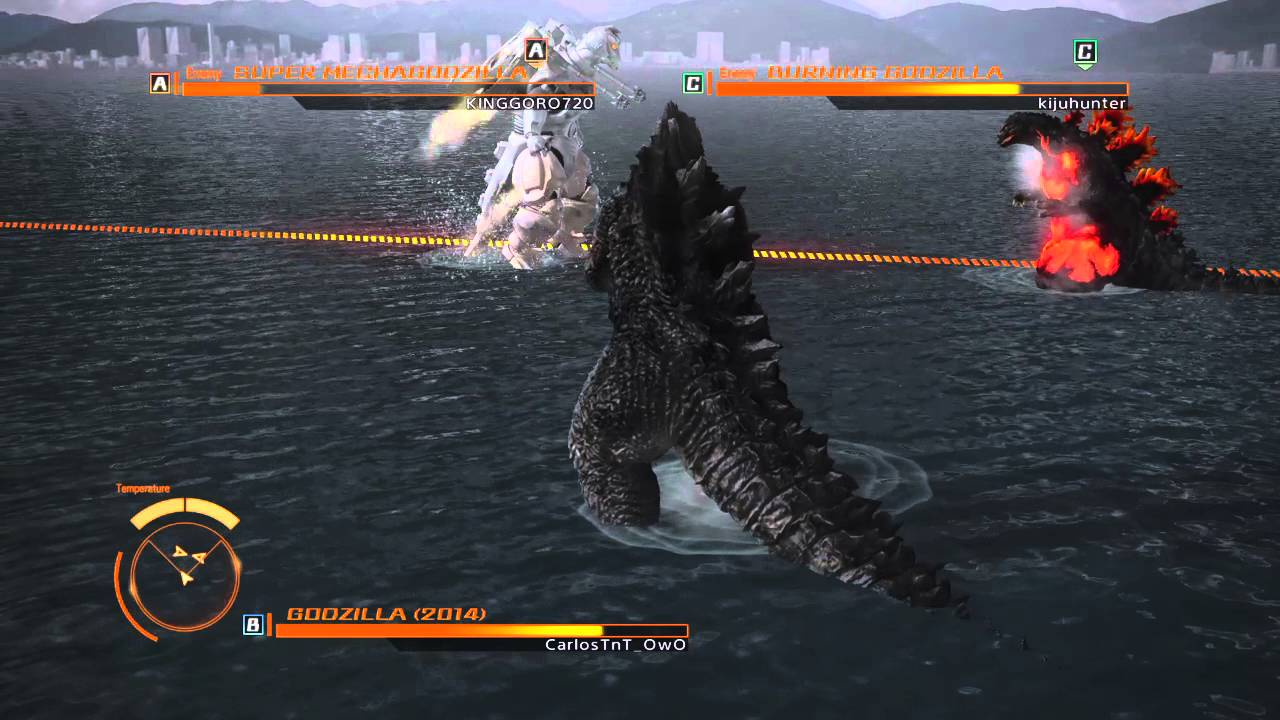 GODZILLA PS4 : OB | Godzilla (2014) Vs Super Mecha-Godzilla Vs Burning Godzilla | CarlosTnT_OwO