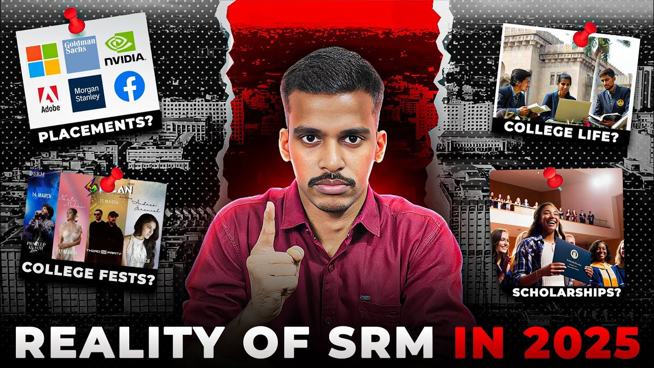 SRM University Review 2025 🔥 Worth It for CSE? Placements, Fees, Hostel & Campus Life Exposed!