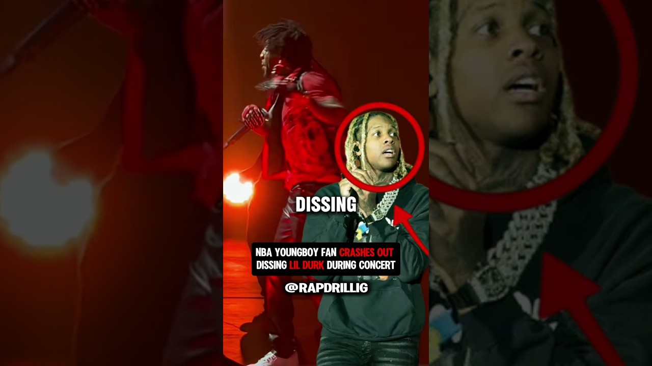 NBA Youngboy's Fans Disse Lil Durk during The Concert #nbayoungboy #rap