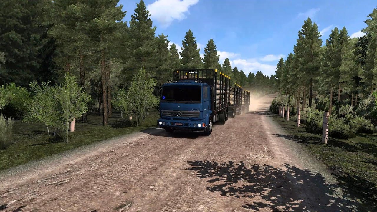 ETS 2 no Eldorado Pro no puxe das madeiras