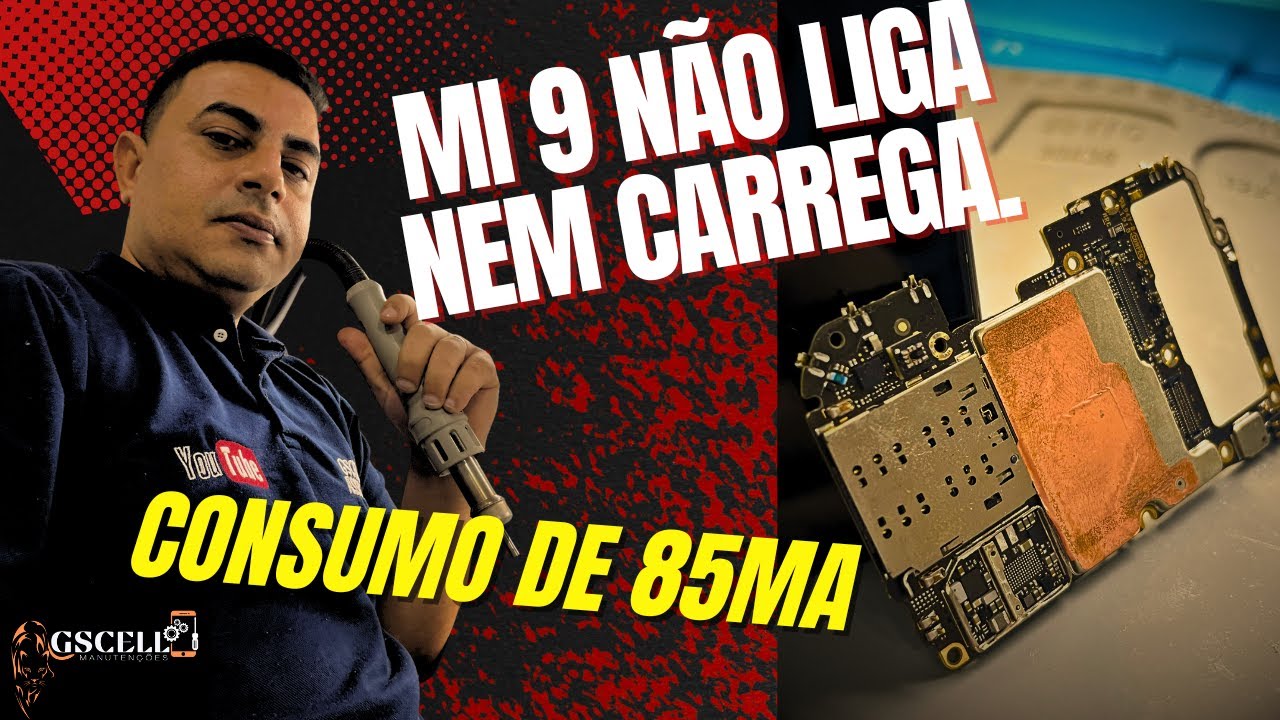 XIAOMI MI 9 NÃO LIGA, CONSUMO DE 85mA  Análise Passo A Passo! REPARO DE PLACAS DE CELULAR