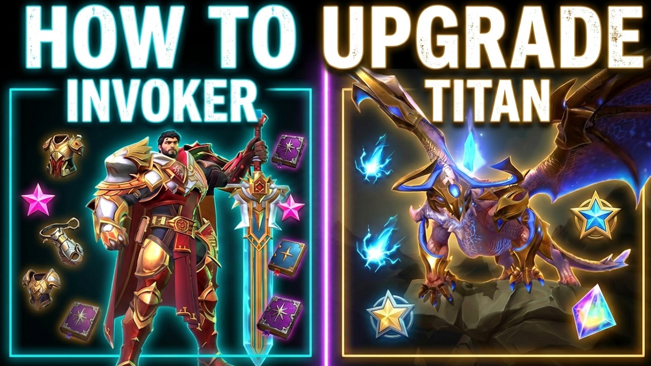 How to Upgrade Your Invokers and Titans as a Beginner in Invokers: Titan Legacy