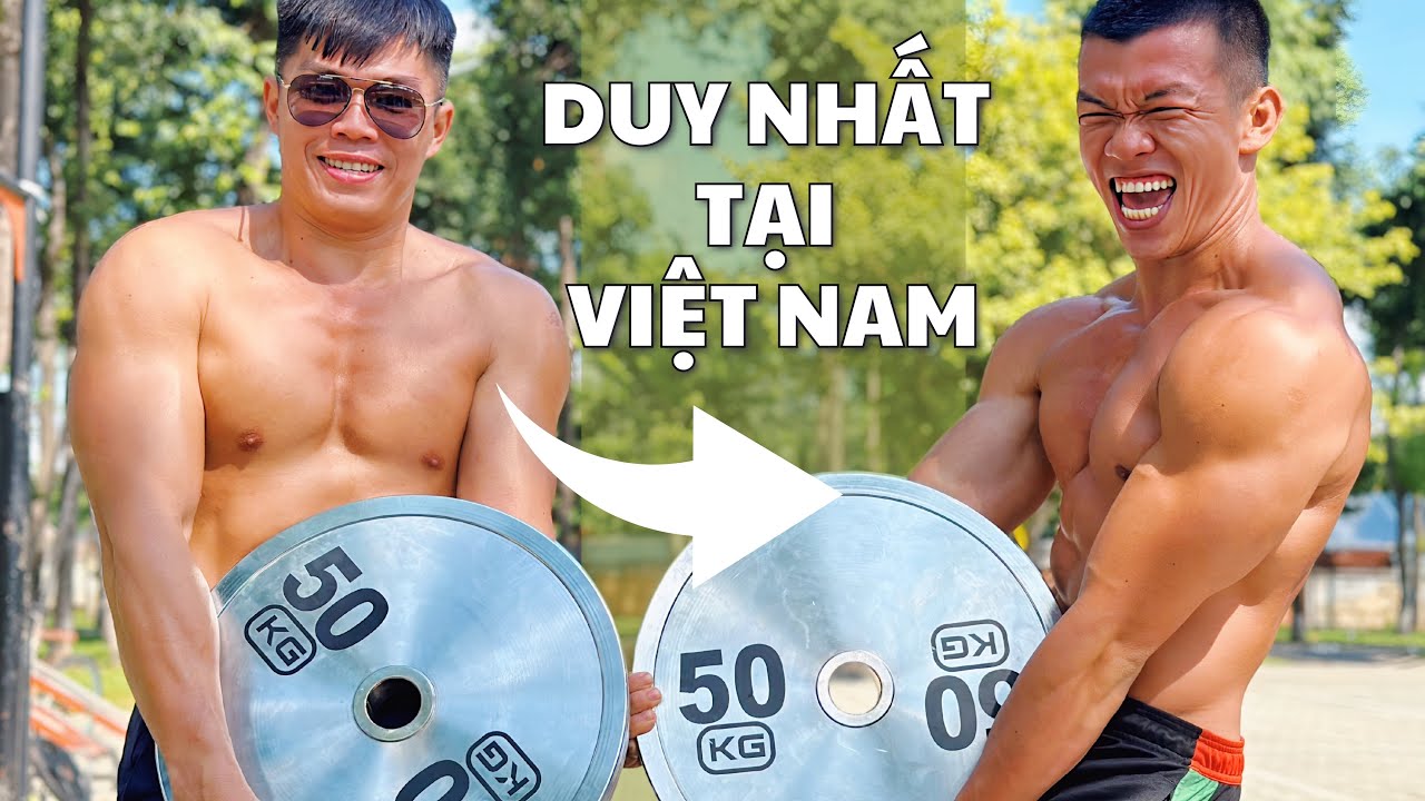 Tạ đĩa 50kg độc nhất Việt Nam - Làng Hoa Workout