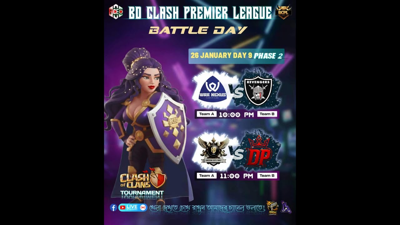 War nexus vs revengers and Hb esports vs death phase