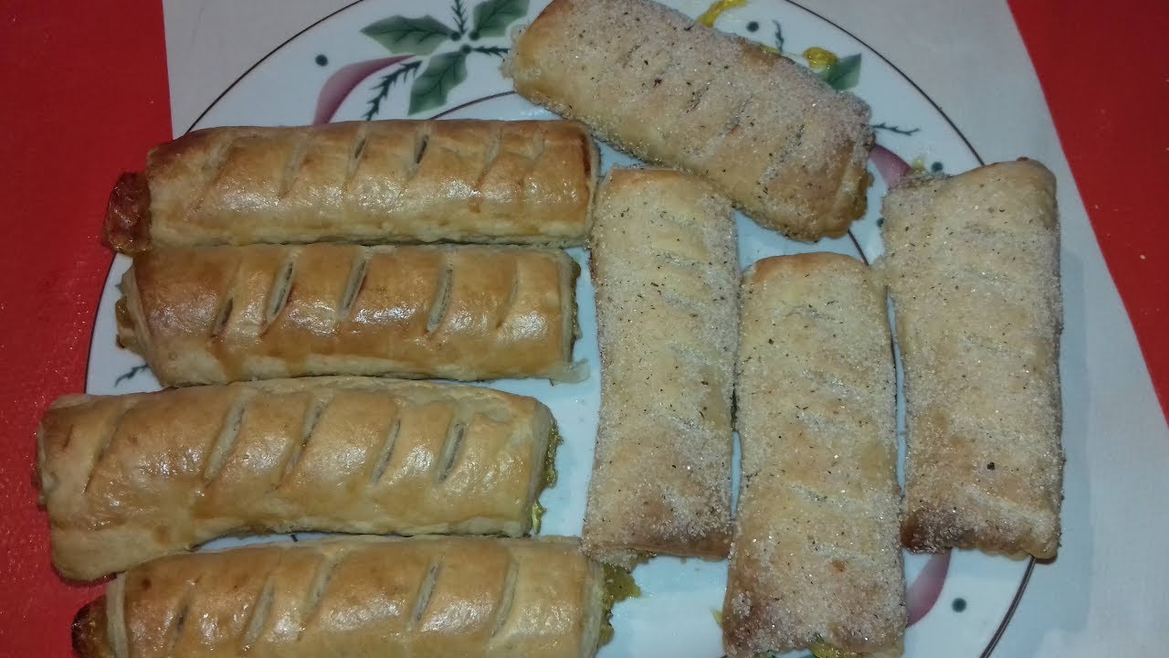 ¡Facilísimo! Rollos de piña en pasta de hojaldre, Riquísimos!