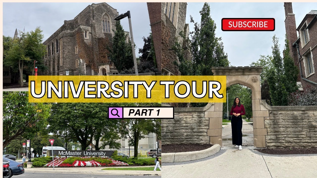 McMaster University Tour - Part 1 ||  Canada Vlog 🇨🇦