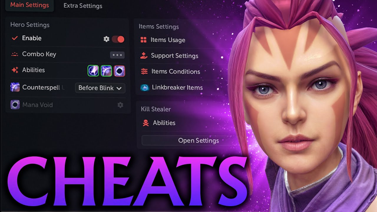 Anti-Mage with cheats destroyed everyone! Umbrella Dota 2