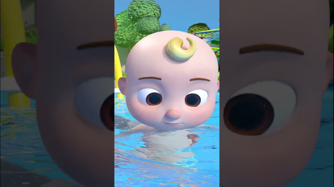 Baby's First Swimming Lesson 🌊 #cocomelon #kidssongs #swimming #learntoswim
