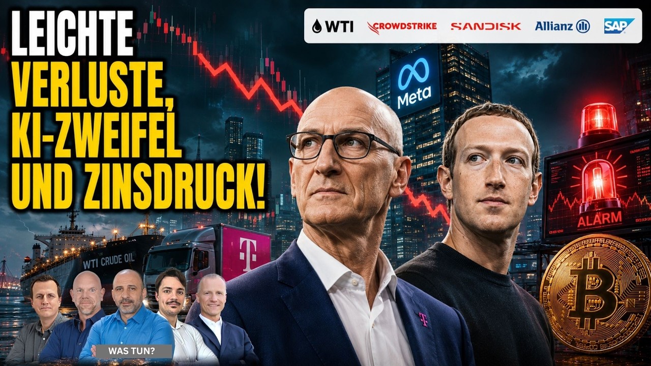 Wie geht&rsquo;s weiter mit Tech? Meta | CrowdStrike | Sandisk | Allianz | Deutsche Telekom | SAP | BTC