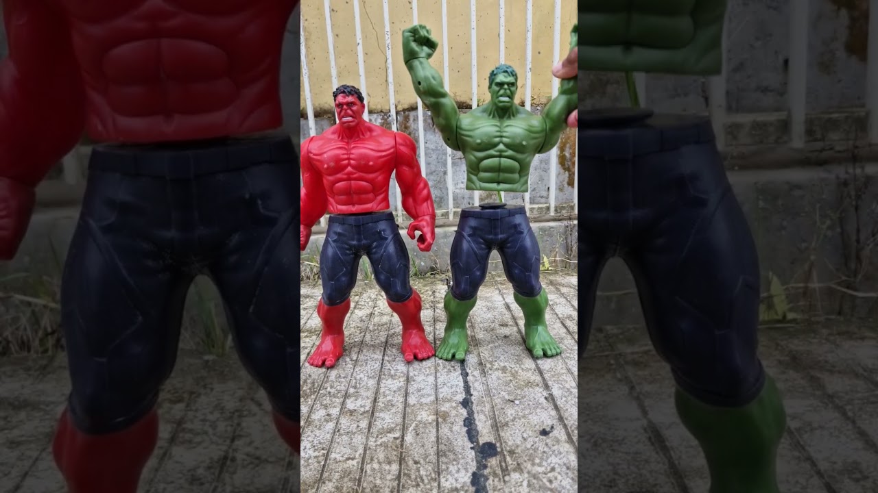 Red Hulk And Hulk Swapped Body 