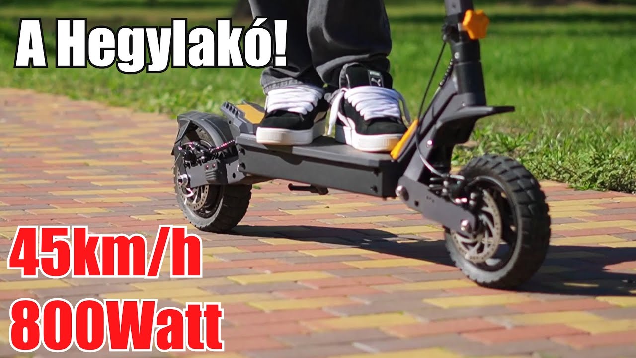 Brutális tereproller! Kiváló összeszerelés! Ausom L1 800 Watt teljesítménnyel!