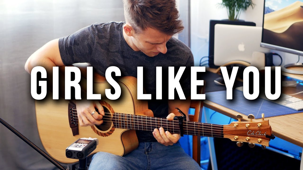 (Maroon 5) Girls Like You - Piotr Szumlas - Fingerstyle Guitar Cover