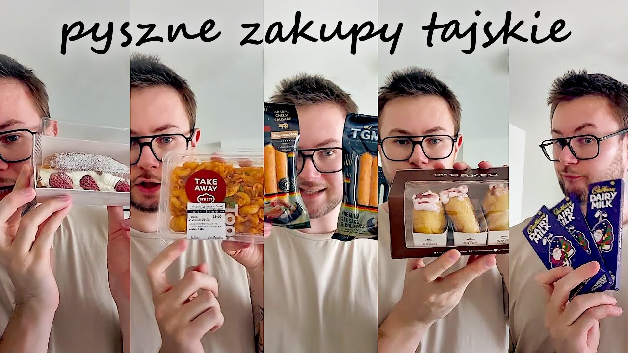HAUL SPOŻYWCZY DIETETYCZNY! Co kupuję w Tajlandii? Moja skóra mi za to nie dziękuje ❤️