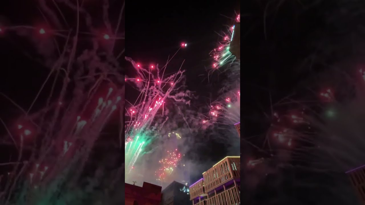 December 11/2024 KAFD Riyadh Saudi Arabia KAFD fire works 11/12/2024