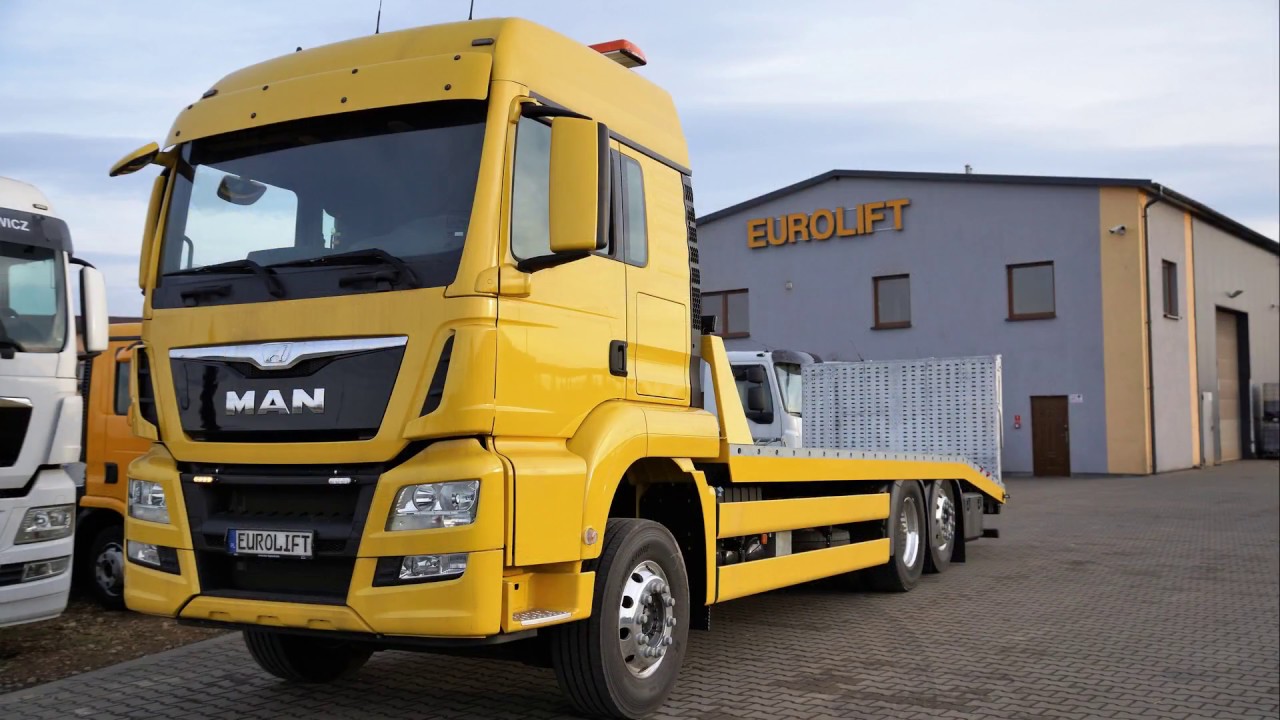 MAN 26 DMC zabudowa stała z najazdem hydraulicznym