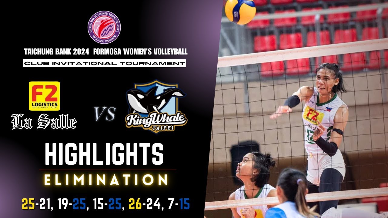 F2-LASALLE vs KING WHALE TAIPEI FULL GAME HIGHLIGHTS | TAICHUNG BANK 2024 INVITATIONAL TOURNAMENT