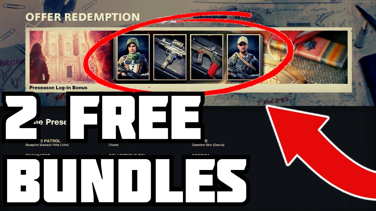 *How to Claim* The 2 New Pre Season Bundles: Free Operators & Blueprints (Black Ops Cold War)