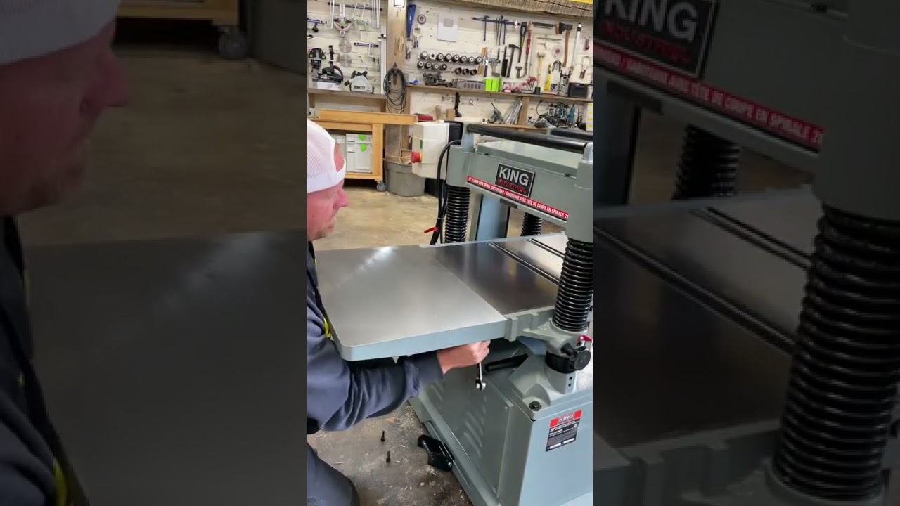 Assembling a new 20&rdquo; King planer #woodwork #maker #shorts #woodworking #tools #wood #wood