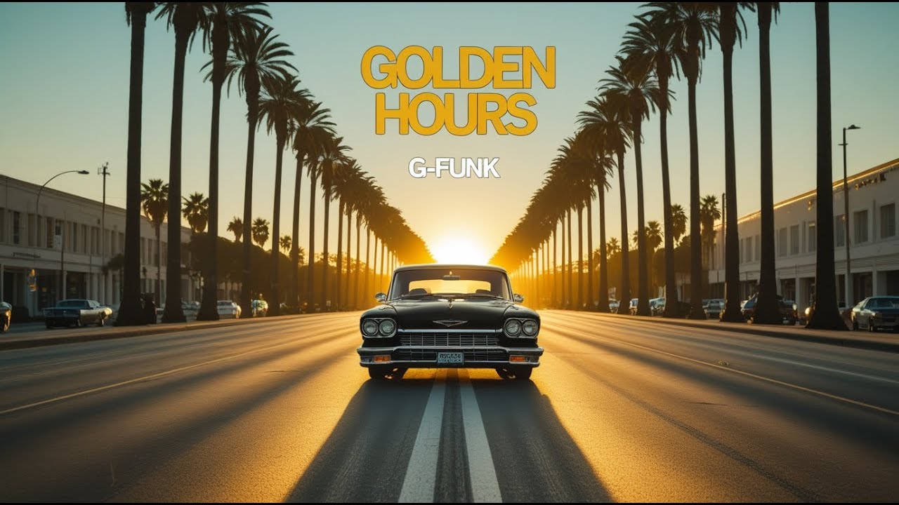 Golden Hour West Coast Hip Hop | Smooth G-Funk Beats for Relax and Cruise
