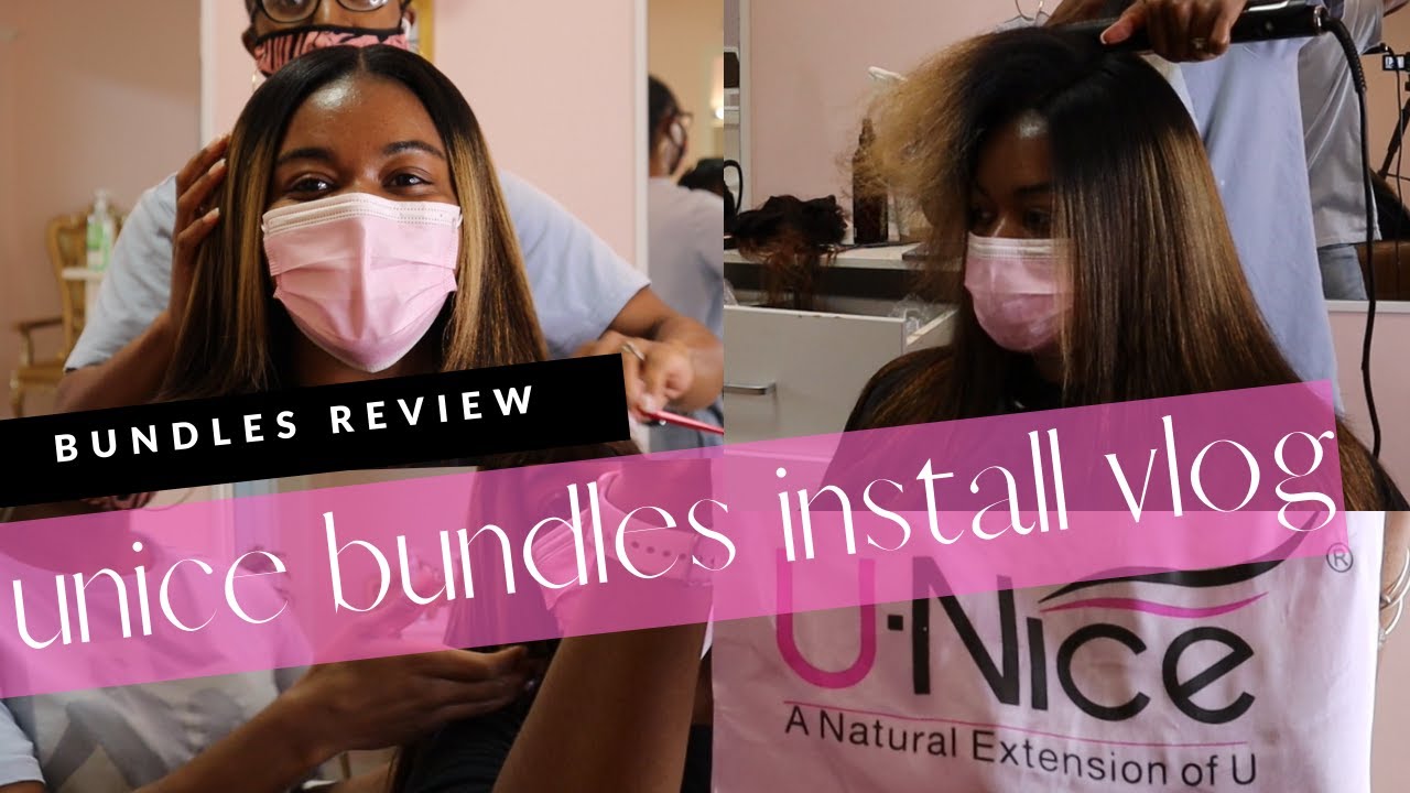 UNICE BUNDLES REVIEW | NATURAL SEW IN + NATURAL HAIR VLOG