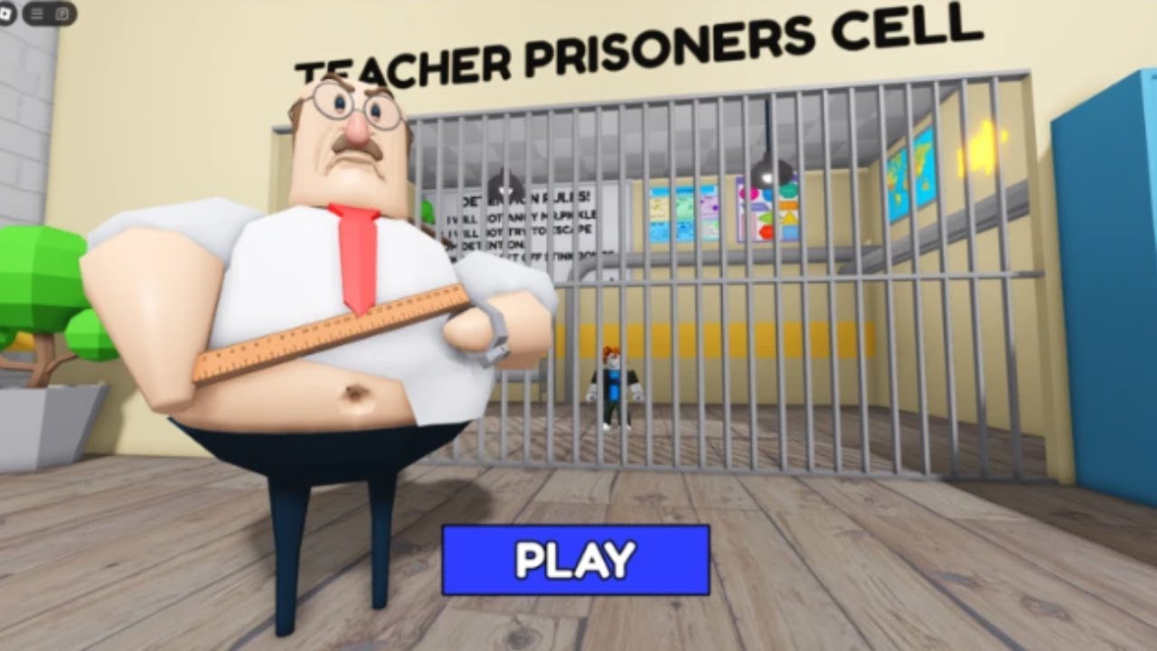 I Tried The Evil Teacher's Prison Escape! (OBBY!) and It Was INSANE