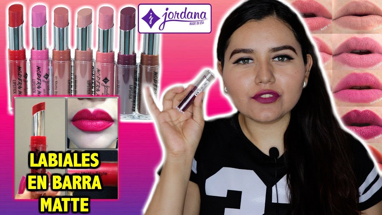 RESEÑA LABIALES JORDANA MODERN MATTE LIPSTICK / Swatches