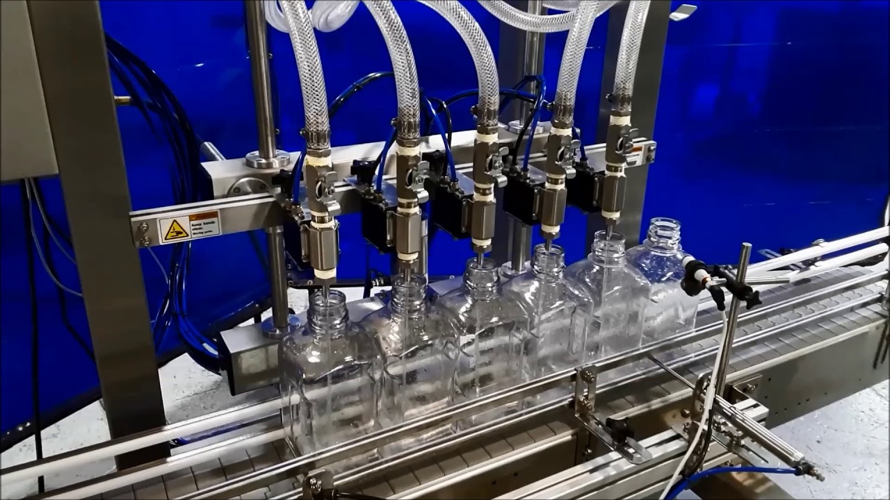 Automatic Gravity Filling Machine - In House Testing