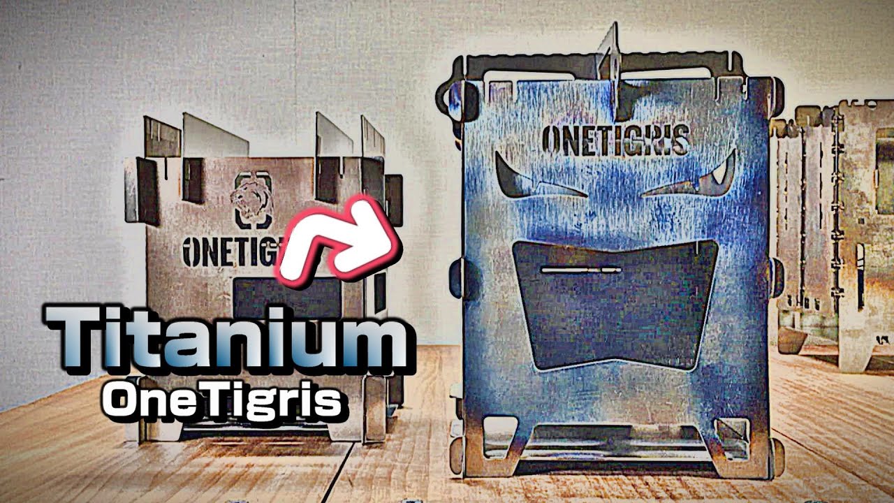 ワンティグリスのチタン製焚き火台を買った OneTigris ROCUBOID Titanium