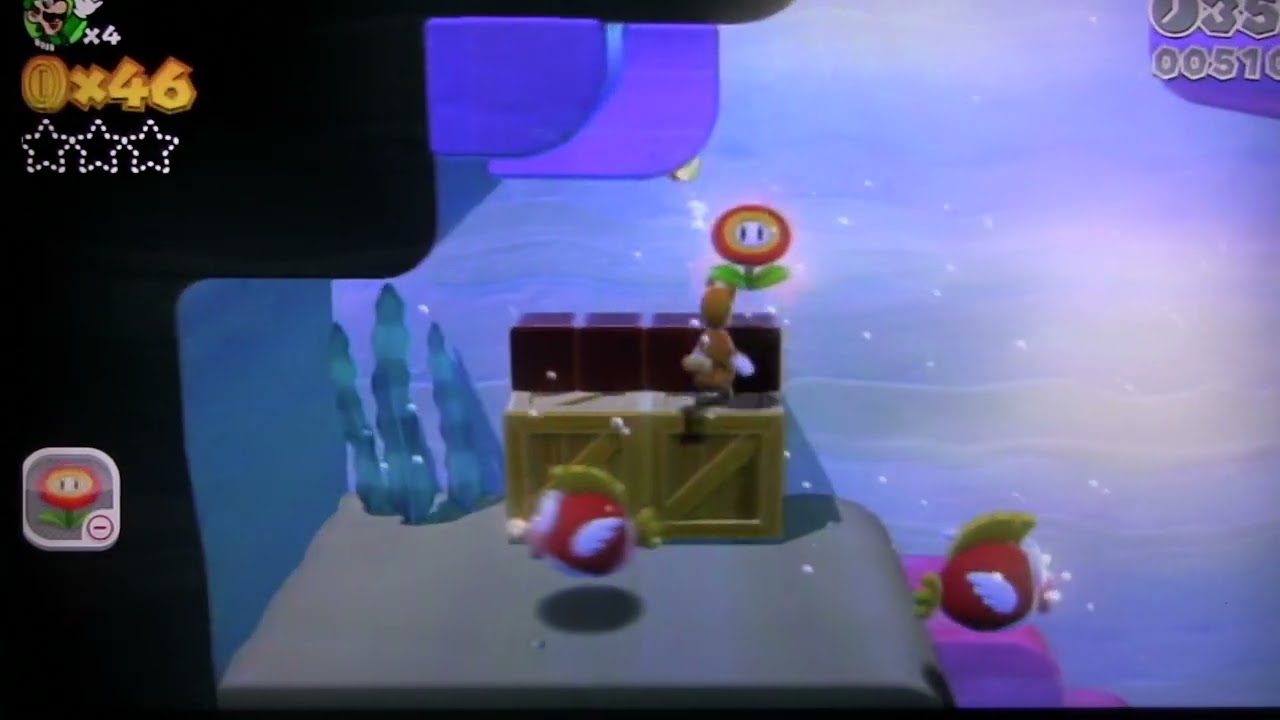 Super Mario 3D World – World 3-5 Pipeline Lagoon | Calm Playthrough