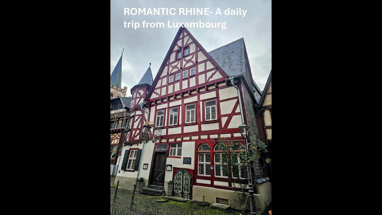 Romantic RHINE GETAWAY FROM LUXEMBOURG/ Rheinland-Palatinate Vegan dining/Ferry crossing/Slow travel