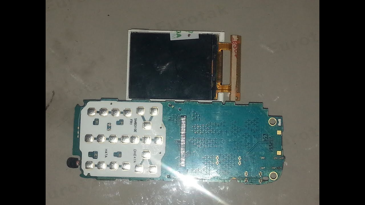 كيفية تصليح شاشة هاتف سامسونغ  B310E