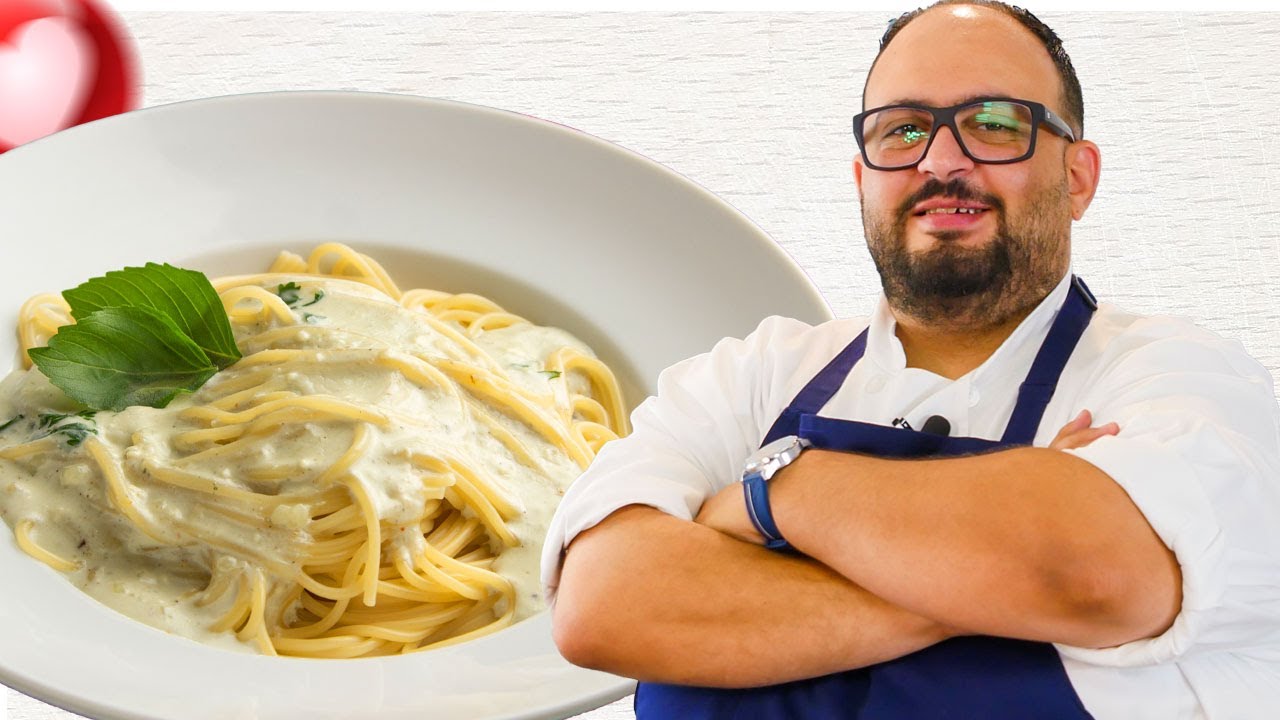 مكرونة بصوص الجبن الريكفورد