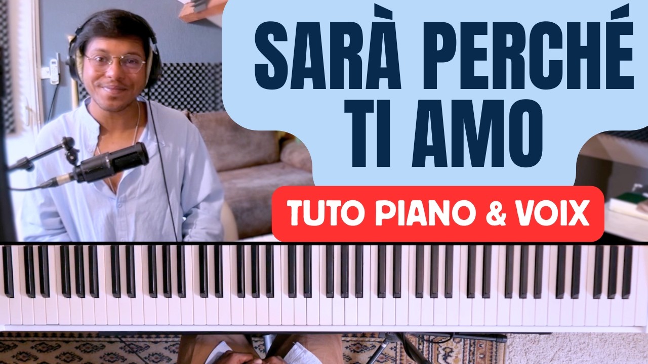 PIANO FACILE // RICCHI E POVERI - SARÀ PERCHÉ TI AMO