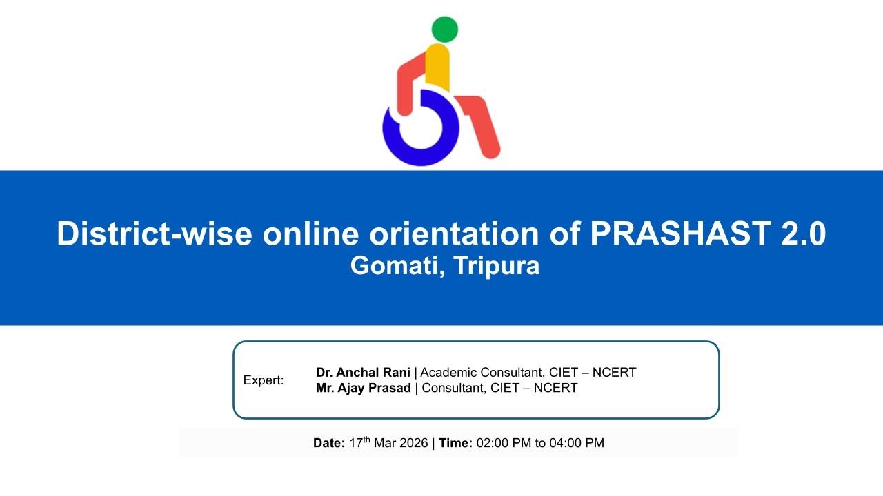 District-wise online orientation of PRASHAST 2.0 Gomati, Tripura