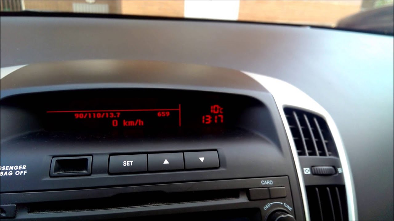 OBDII на верхний дисплей Kia Ceed FL ver.2