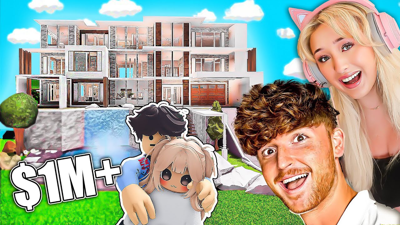 Surprising my BOYFRIEND With a $1 Million BLOXBURG HOUSE!