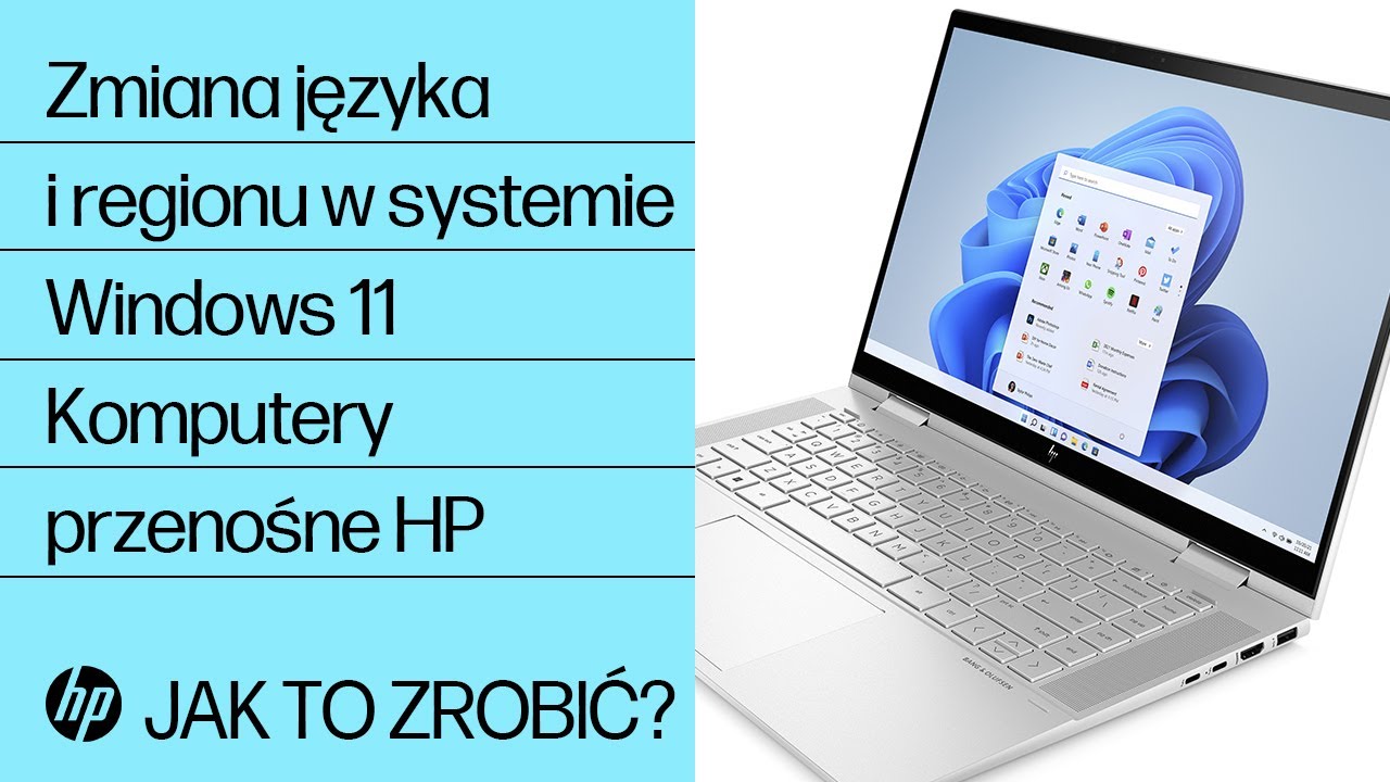 Zmiana języka i regionu w systemie Windows 11 | Komputery przenośne HP | HP Support