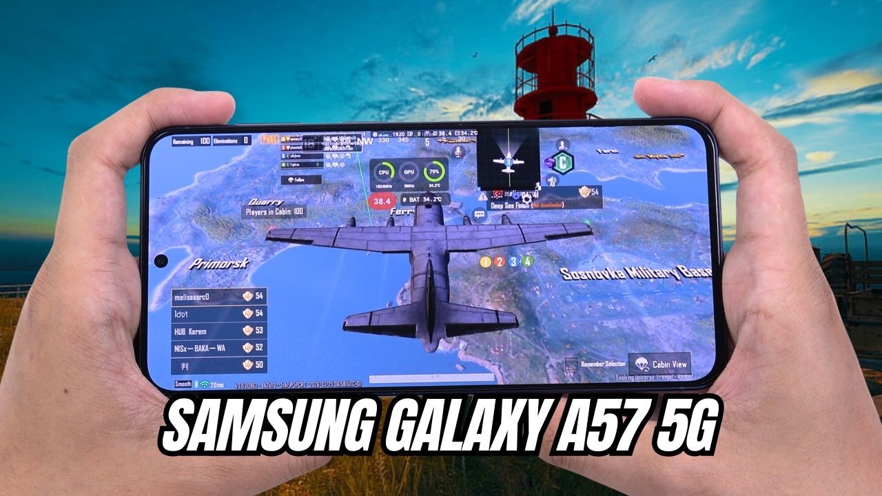 Samsung Galaxy A57 5G Test Game PUBG Mobile | Exynos 1680 Gaming Test