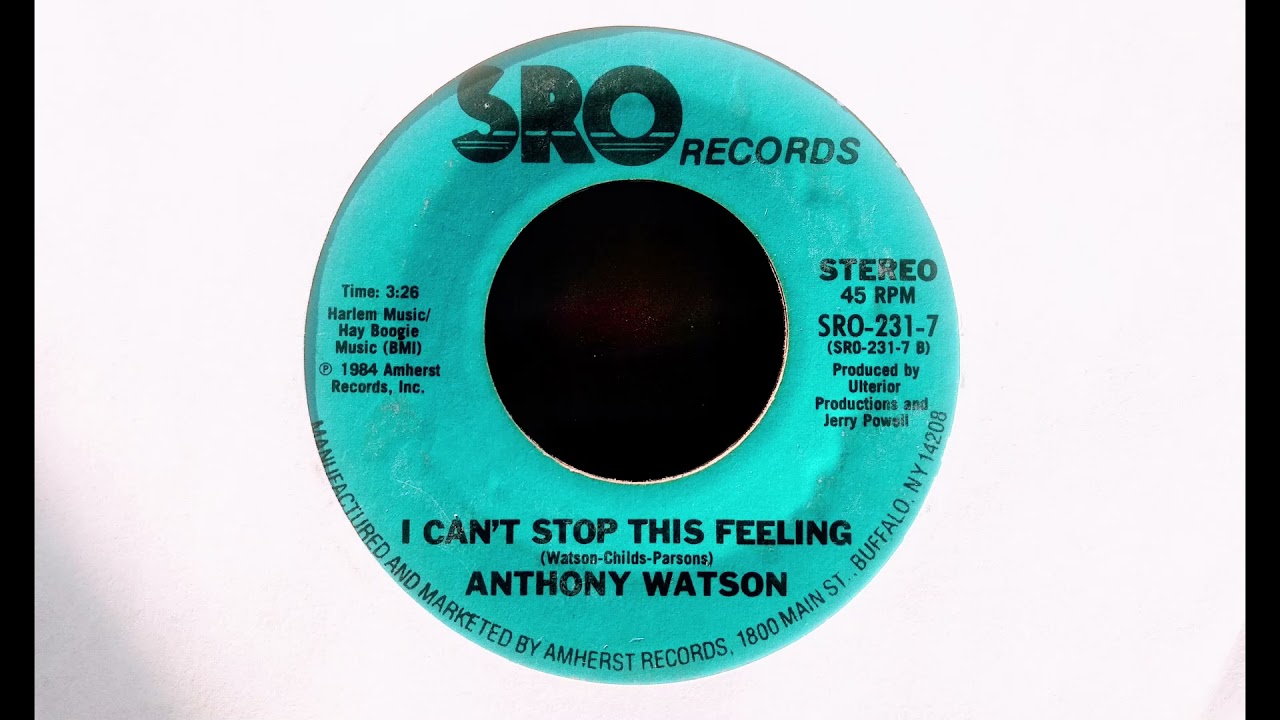 Anthony Watson - I Can't Stop This Feeling [1984]