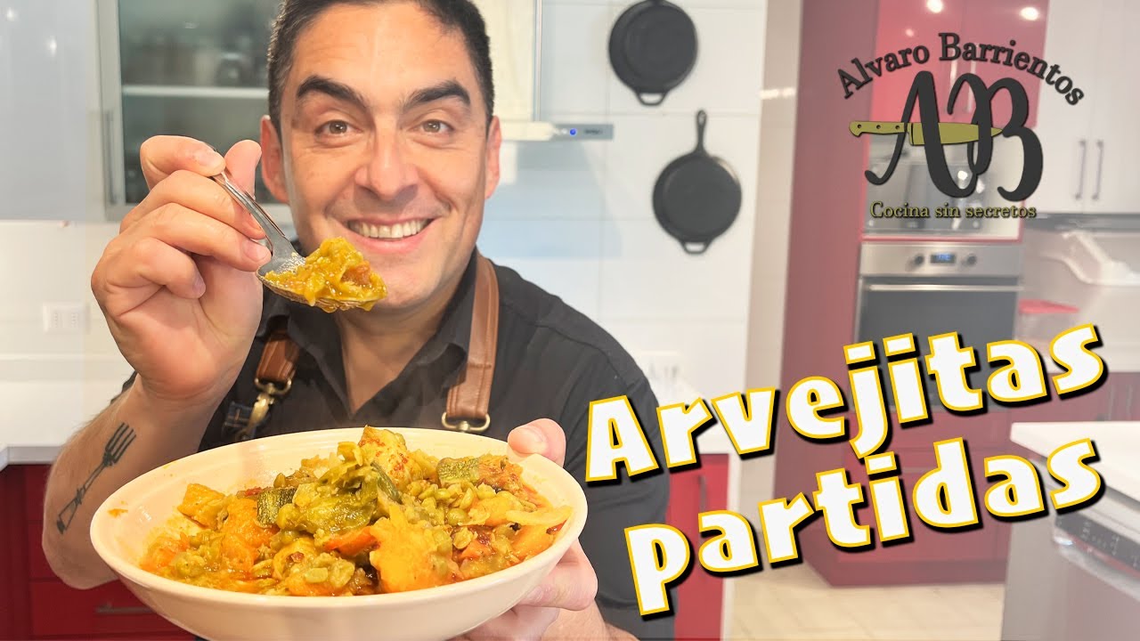 ARVEJAS PARTIDAS. UN PLATO DELICIOSO DE NUESTRA COCINA CHILENA - ALVARO BARRIENTOS