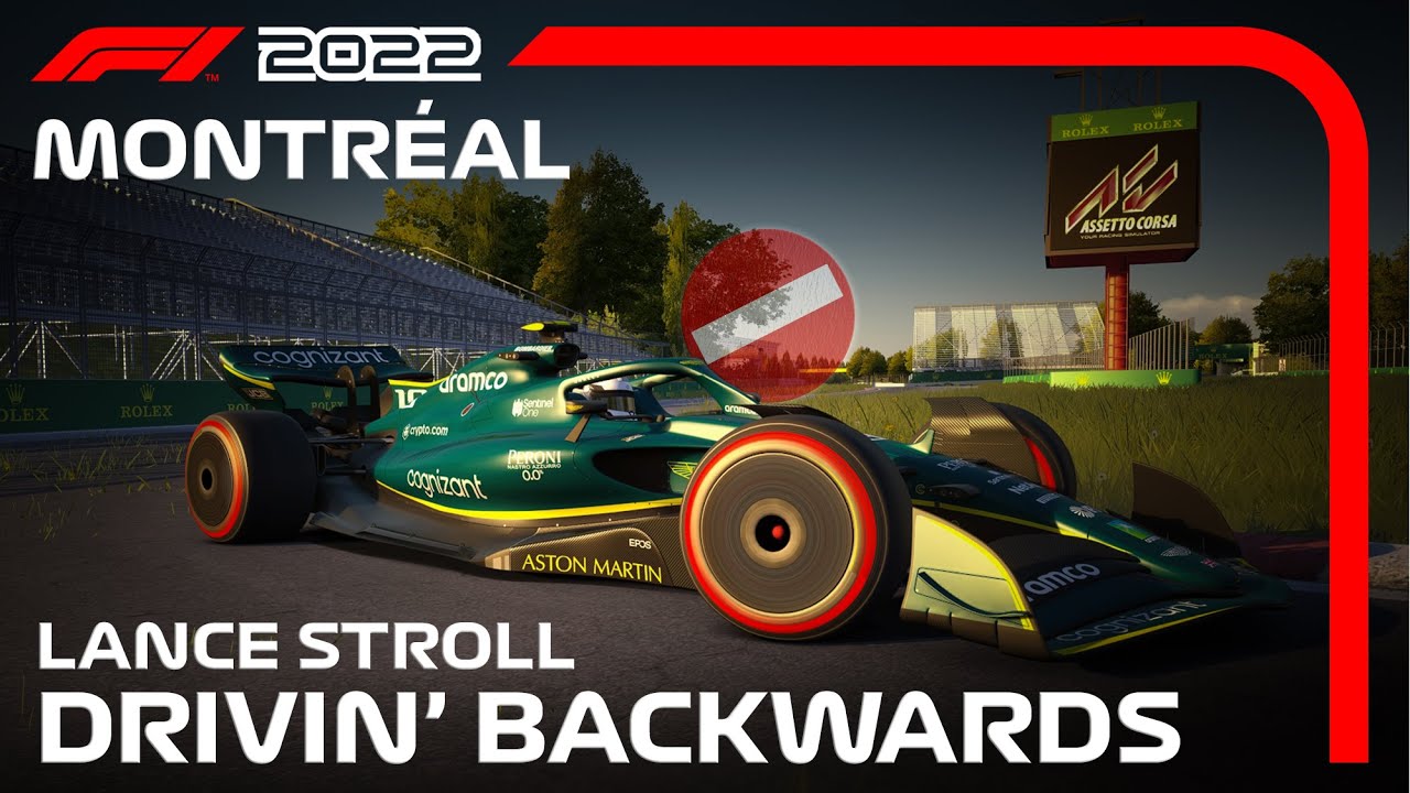 Canadian GP 2022: Drivin' BACKWARDS con LANCE STROLL! #CanadianGP