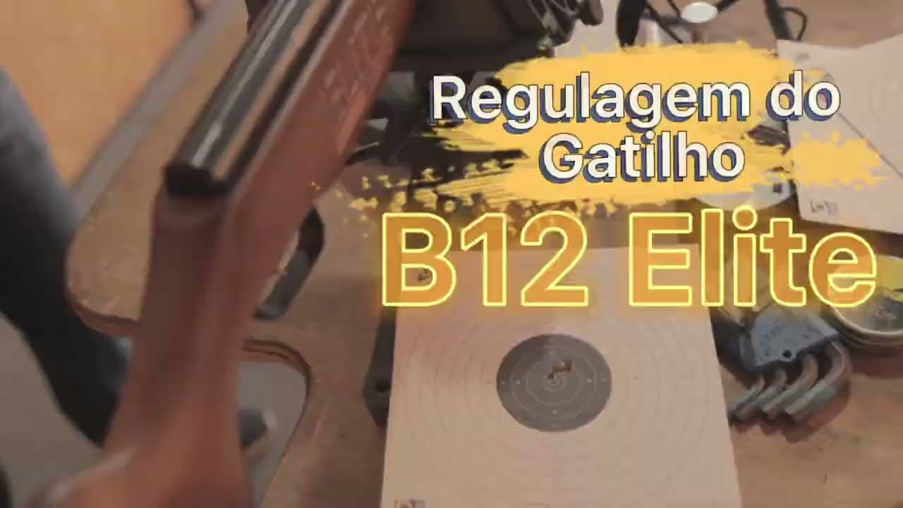 Regulagem do gatilho da B12 Elite Airguns