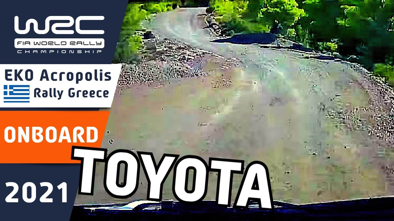 WRC Rally Onboard : Toyota : WRC EKO Acropolis Rally Greece 2021 : Ogier - Evans - Rovanperä