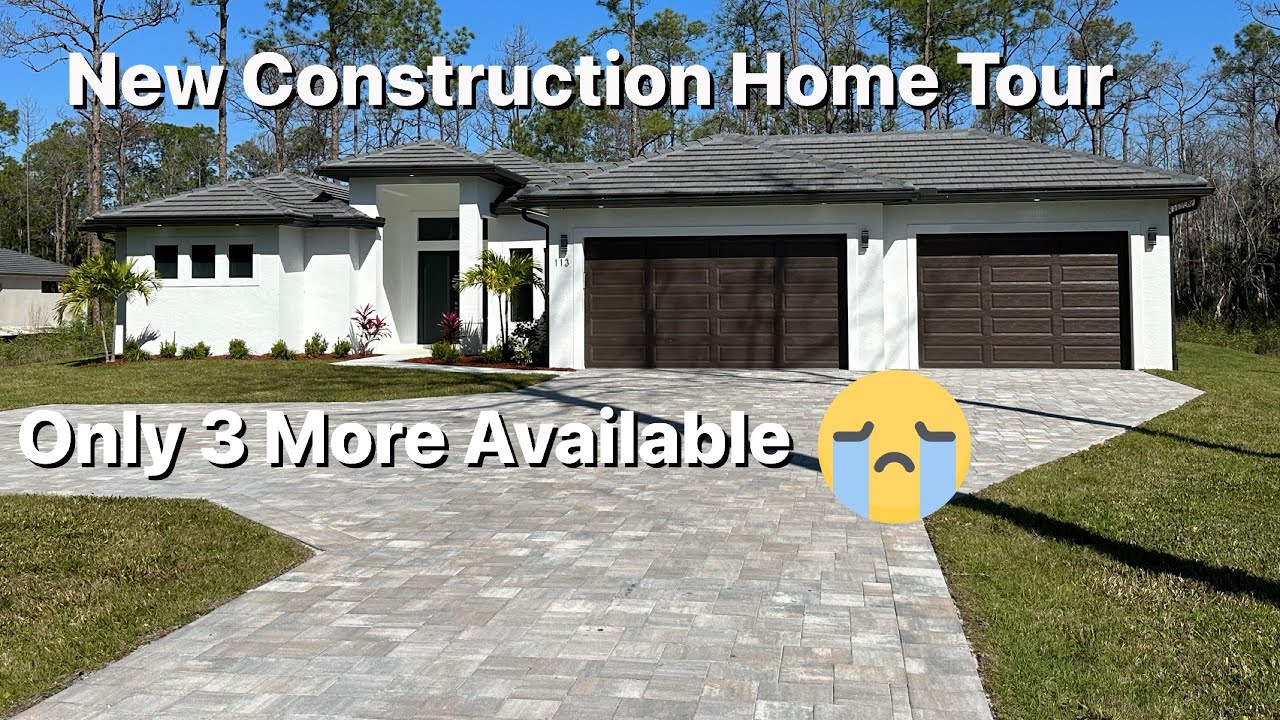 Stunning 4 Bedroom, 3 Bath New Construction Home on 2.5 Acres | Golden Gate Estates, Naples, FL