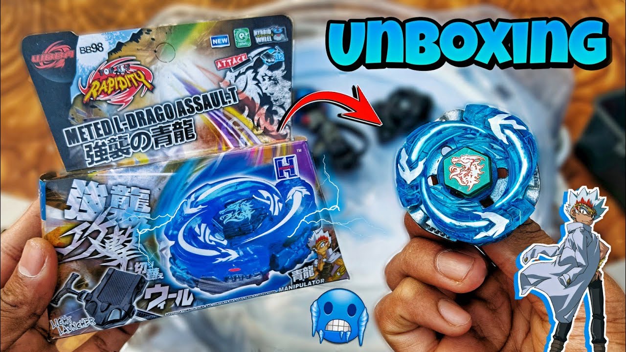 Meteo L Drago Assault RAPIDITY Metal Beyblade 'UNBOXING'
