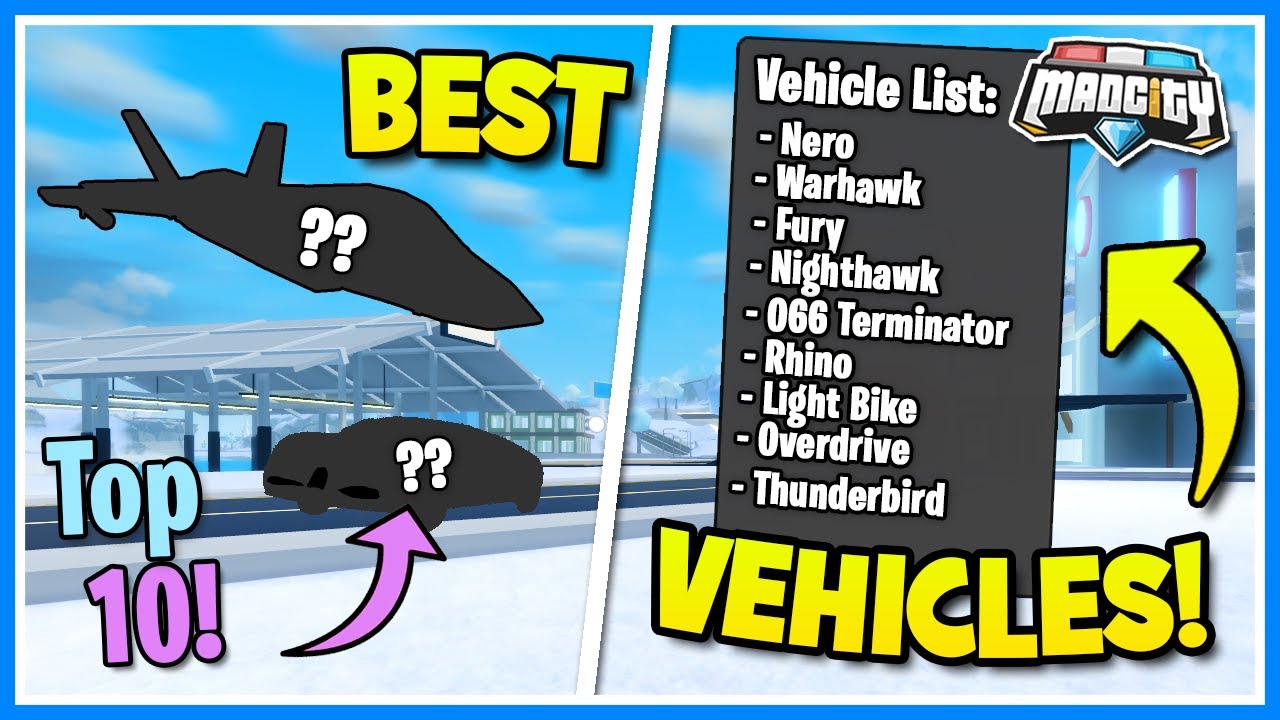 🚗 TOP *10* BEST VEHICLES TO BUY IN MAD CITY!