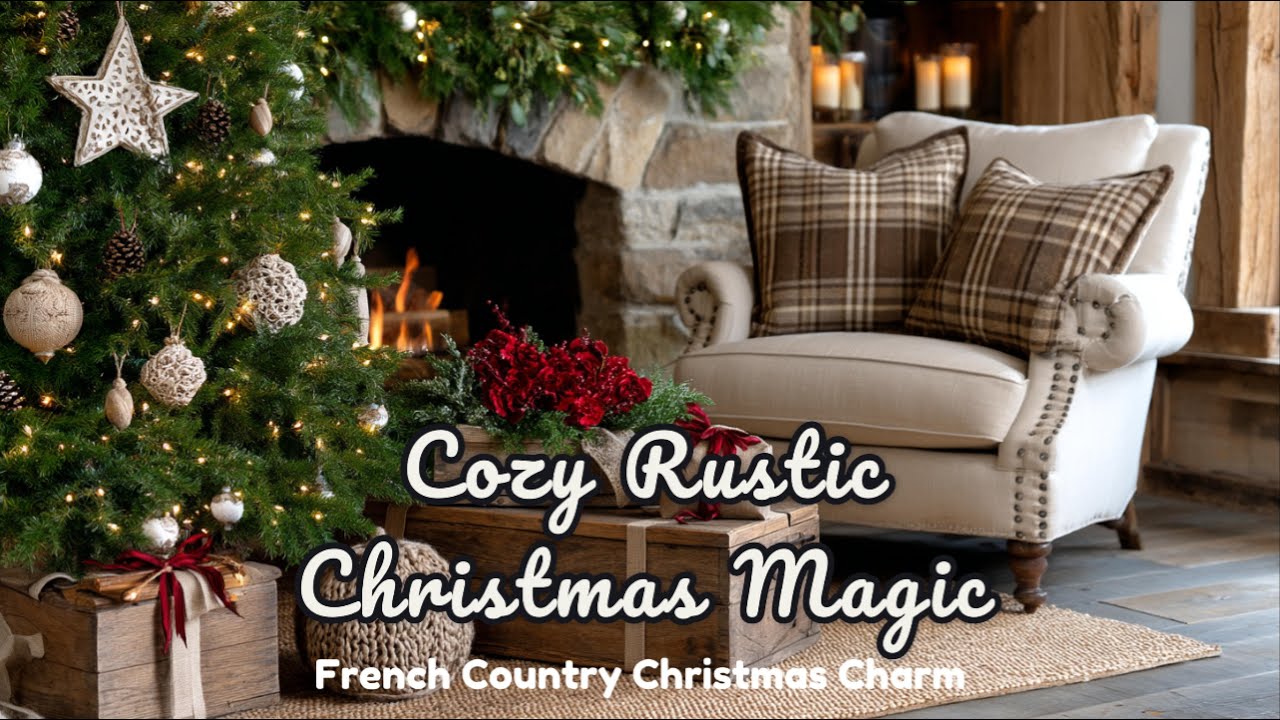 Rustic Chic: French Country Christmas Decor Inspiration for a Cozy Home