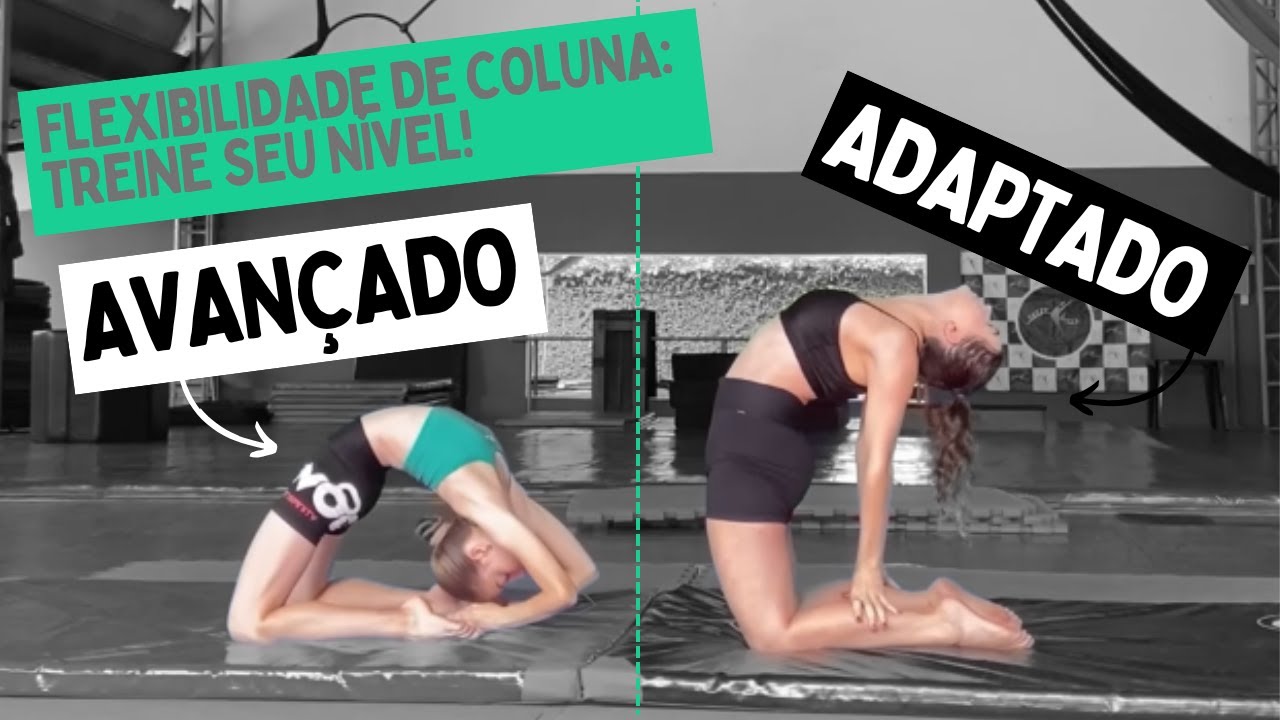 Melhores exercícios para FLEXIBILIDADE DE COLUNA avançados e iniciantes!