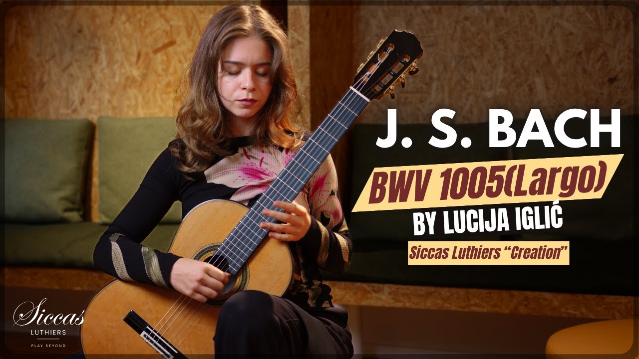 Lucija Iglić plays Largo (BWV 1005) by J. S. Bach on a Siccas Luthiers 