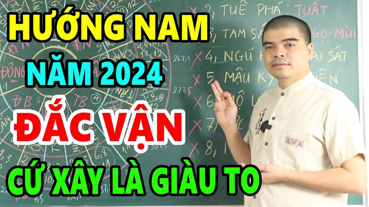 Xây nhà hướng Nam năm 2024,  Đắc Long Đắc Vận phải xây ngay lập tức để đổi vận giàu sang